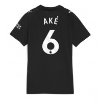 Stroje piłkarskie Manchester City Nathan Ake #6 Koszulka Wyjazdowej dla damskie 2025-26 Krótki Rękaw